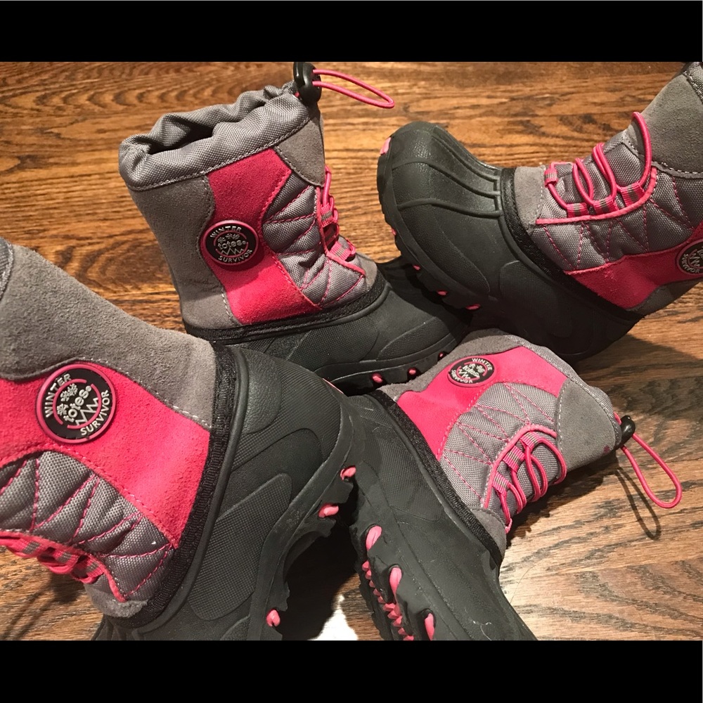 totes Toddler Girl Snow Boots